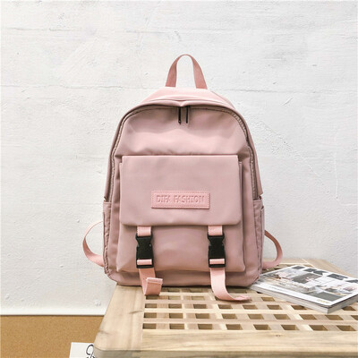 Schoolbag female wind old girl Korean-style high-middle-Plains ulzzang college students tide backpack backpack