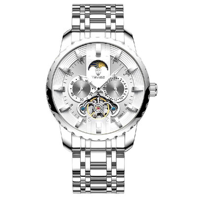 TEVISE Men Fashion Automatic Mechanical Watch Stainless Steel Watch Band Metal Case Waterproof Wrist Watch T856A
TEVISE Men Fashion Automatic Mechanical Watch Stainless Steel Watch Band Metal Case Waterproof Wrist Watch T856A
