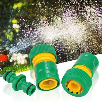 Greensen 3Pcs 34 Hose Quick Connector Adapter for Home Garden Hose Repairing Tool