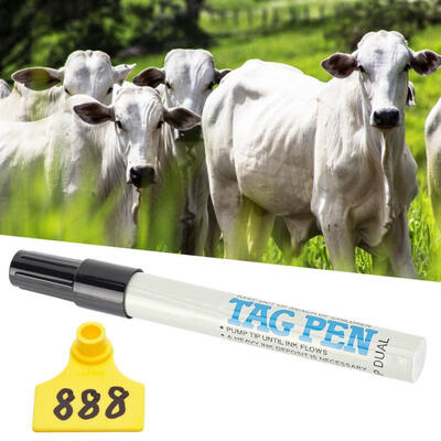 Greensen Ear Tag Marker Pen Pig Sheep Cattle Tag Colorfast Marking Pen Farm Accessories
Greensen Ear Tag Marker Pen Pig Sheep Cattle Tag Colorfast Marking Pen Farm Accessories