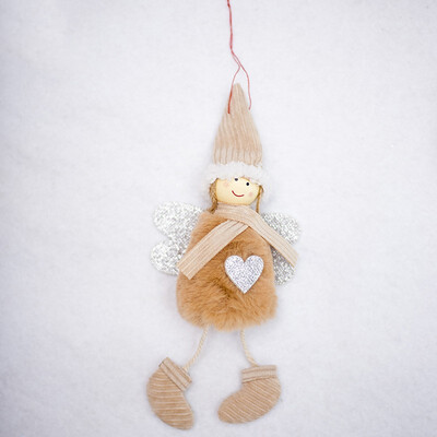 FUNNYBUNNY 1PC Christmas Decorations Pendant Christmas Cute Angel Plush Doll Christmas Tree Creative Decoration Charm
FUNNYBUNNY 1PC Christmas Decorations Pendant Christmas Cute Angel Plush Doll Christmas Tree Creative Decoration Charm
