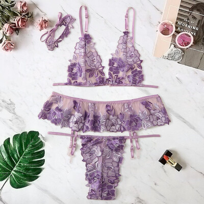 Gobestart New Sexy Women Embroidery Lace Lingerie Underwear Thong Garter Bra Choker Set
Gobestart New Sexy Women Embroidery Lace Lingerie Underwear Thong Garter Bra Choker Set