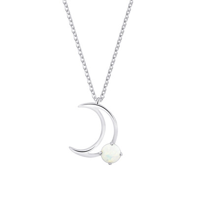 Simple Curved Crescent Moon Necklace Clean White Opal Stone Chain Link Bohemian Collar Jewelry Christmas Gift Bijoux Femme 
Simple Curved Crescent Moon Necklace Clean White Opal Stone Chain Link Bohemian Collar Jewelry Christmas Gift Bijoux Femme