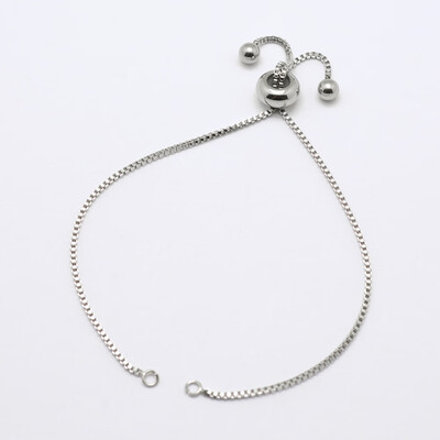 304 Stainless steel Chain Bracelet Makings Slider Bracelets Making Stainless Steel Color 8-58"220mm 1mm Hole 2mm
304 Stainless steel Chain Bracelet Makings Slider Bracelets Making Stainless Steel Color 8-58"220mm 1mm Hole 2mm