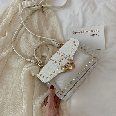 Advanced sense bag foreign jelly handbag Korean version of transparent small square bag 2019 new womens bag shoulder Messenger ba
Advanced sense bag foreign jelly handbag Korean version of transparent small square bag 2019 new womens bag shoulder Messenger ba