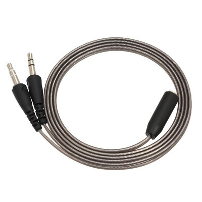 35mm Audio Y Splitter Cable 1 Female to 2 Male Converter Earphone Microphone Cord Adapter for Headphone to Desktop Laptop PC
35mm Audio Y Splitter Cable 1 Female to 2 Male Converter Earphone Microphone Cord Adapter for Headphone to Desktop Laptop PC