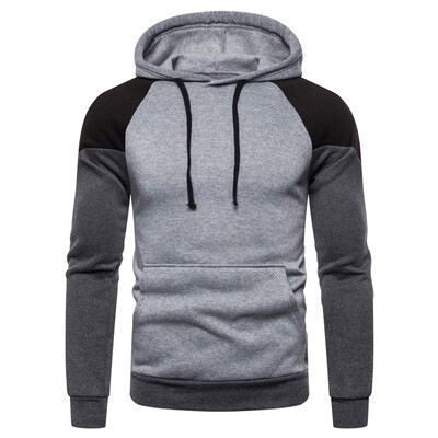 Men Long Sleeve Slim Fit Sweater Hoodie Drawstring Patchwork Sports Sweater Warm
Men Long Sleeve Slim Fit Sweater Hoodie Drawstring Patchwork Sports Sweater Warm