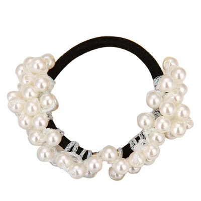 〖Follure〗Women Fashion Rhinestone Crystal Pearl Hair Band Rope Elastic Ponytail Holder
〖Follure〗Women Fashion Rhinestone Crystal Pearl Hair Band Rope Elastic Ponytail Holder