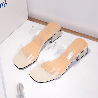 Transparent slippers for women wearing fashion Joker sexy crystal shoes net red summer word drag women with high heels sandals
Transparent slippers for women wearing fashion Joker sexy crystal shoes net red summer word drag women with high heels sandals