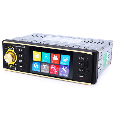 4019B 41 inch Vehicle-mounted MP5 Player Stereo Audio Car Video FM Radio with Camera Remote Control