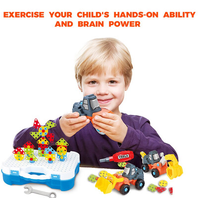 Siaonvr Creative Electric Drill Screw Puzzle Learning Toy 3D Building Blocks DIY Puzzle
Siaonvr Creative Electric Drill Screw Puzzle Learning Toy 3D Building Blocks DIY Puzzle
