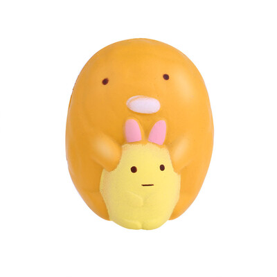 Siaonvr Cute Corner Animal Scented Super Slow Rising Kids Toy Stress Reliever Toy