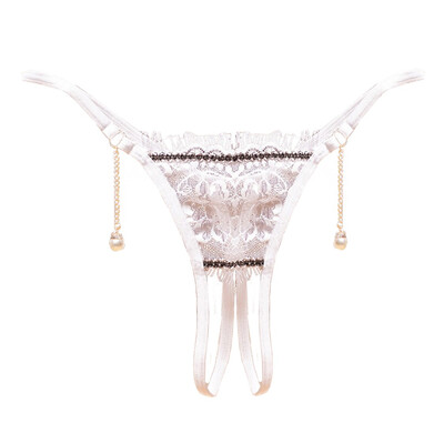 Toponeto New Women Lace Briefs Sexy Lingerie Underwear Open Crotch Pearl Pendant Panties
Toponeto New Women Lace Briefs Sexy Lingerie Underwear Open Crotch Pearl Pendant Panties