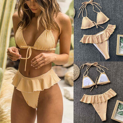 Saidsome Women Sexy Ruffles Bikini Push-Up Pad Swimwear Swimsuit Bathing Beachwear Set
Saidsome Women Sexy Ruffles Bikini Push-Up Pad Swimwear Swimsuit Bathing Beachwear Set