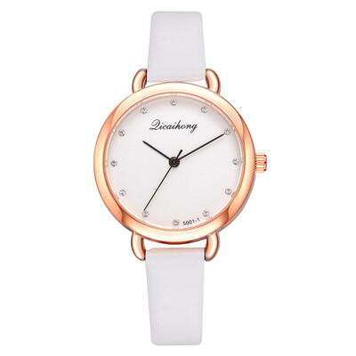 Korean fashion with rhinestone scale time watch wish new direct PU ladies watch
Korean fashion with rhinestone scale time watch wish new direct PU ladies watch