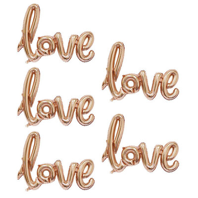5Pcs Ligatures LOVE Letter Foil Balloon Anniversary Wedding Party Festival Decor
5Pcs Ligatures LOVE Letter Foil Balloon Anniversary Wedding Party Festival Decor