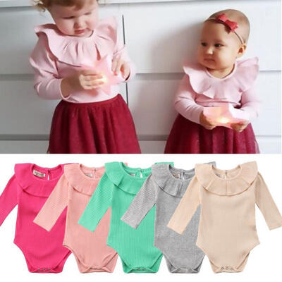 Victorline Newborn Baby Girls Romper Long Sleeves Knit Bodysuit Jumpsuit Outfits Clothes 0-2t Solid
Victorline Newborn Baby Girls Romper Long Sleeves Knit Bodysuit Jumpsuit Outfits Clothes 0-2t Solid