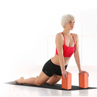 JPGIF Exercise Fitness Yoga Blocks Foam Bolster Pillow Cushion EVA Gym Training