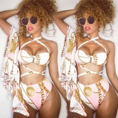 Women High Waist Bikini Set Padded Push-up Bra Bathing Suit Bandage Swimwear Summer Swimsuit Beachwear
Women High Waist Bikini Set Padded Push-up Bra Bathing Suit Bandage Swimwear Summer Swimsuit Beachwear