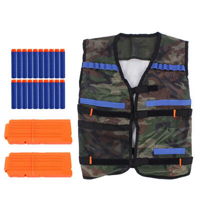 Greensen 20Pcs Bullet Darts 1Pc Elite Tactical Vest 2Pcs 12 Darts Reload Clip for Kid Toys Bullet Darts for NerfBullet Darts
Greensen 20Pcs Bullet Darts 1Pc Elite Tactical Vest 2Pcs 12 Darts Reload Clip for Kid Toys Bullet Darts for NerfBullet Darts