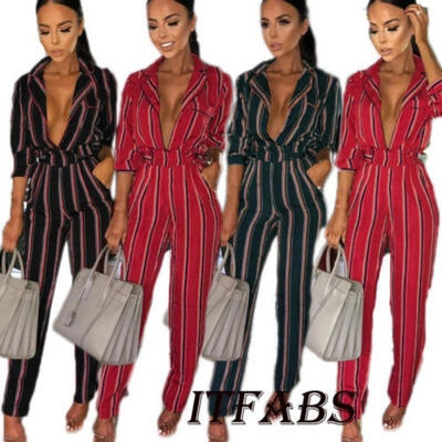 Fashion Women Clubwear Playsuit Casual Long Sleeve V Neck Party Jumpsuit&Romper Holiday HOT
Fashion Women Clubwear Playsuit Casual Long Sleeve V Neck Party Jumpsuit&Romper Holiday HOT