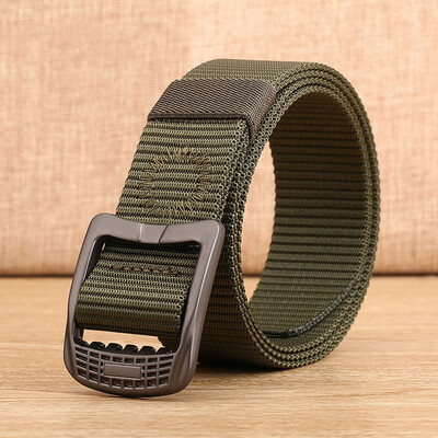 Fashion Unisex belt high quality Nylon weaving Alloy buckle Men belt solid color casual Men&Women cowboy pants belt
Fashion Unisex belt high quality Nylon weaving Alloy buckle Men belt solid color casual Men&Women cowboy pants belt