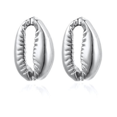 Wholesale Korean Style Trendy Gold Silver Earrings Simple Cute Shell Shaped Stud Earrings For Women Earings Fashion Jewelry 2019
Wholesale Korean Style Trendy Gold Silver Earrings Simple Cute Shell Shaped Stud Earrings For Women Earings Fashion Jewelry 2019