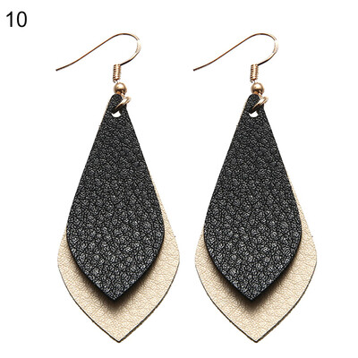 Boho Women Date Party Jewelry Faux Leather Waterdrop Leaf Pendant Hook Earrings
Boho Women Date Party Jewelry Faux Leather Waterdrop Leaf Pendant Hook Earrings