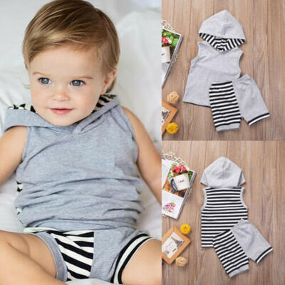 Cute Kids Baby Boy Vest TopsPants Shorts 2PCs Outfits Hooded Clothes Set 0-24M
Cute Kids Baby Boy Vest TopsPants Shorts 2PCs Outfits Hooded Clothes Set 0-24M