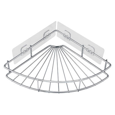 Waterproof Stainless Steel Suction Cup Triangle Rack Shelf Towel Holder