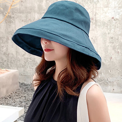 Women Bucket Cap Cotton linen Solid Color Floppy Wide Brim Casual Holiday Beach Sun Outdoor Hat
Women Bucket Cap Cotton linen Solid Color Floppy Wide Brim Casual Holiday Beach Sun Outdoor Hat