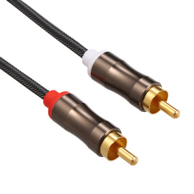 35mm to 2 Male RCA Audio Cable Nylon-Braided Auxiliary Audio Cord for Speaker Amplifier PC Laptop
35mm to 2 Male RCA Audio Cable Nylon-Braided Auxiliary Audio Cord for Speaker Amplifier PC Laptop