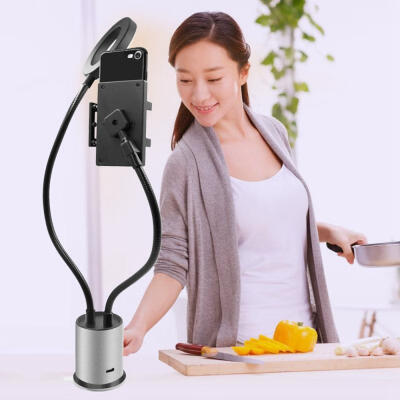 Multifunctional Beauty Makeup Fill Light with Phone Stand Bracket Holder for Live Broadcast
Multifunctional Beauty Makeup Fill Light with Phone Stand Bracket Holder for Live Broadcast