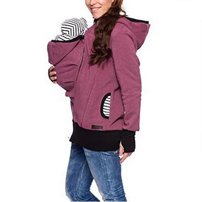 New Multi-function Three-in-one Kangaroo Mother Hooded Ladies Sweater Childcare Bag Detachable
New Multi-function Three-in-one Kangaroo Mother Hooded Ladies Sweater Childcare Bag Detachable