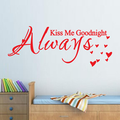 〖Follure〗Always Kiss Me Goodnight Removable Art Vinyl Mural Home Room Decor Wall Stickers
〖Follure〗Always Kiss Me Goodnight Removable Art Vinyl Mural Home Room Decor Wall Stickers