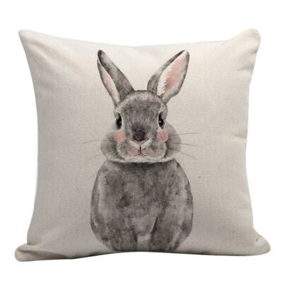 Easter Flax Square Pillow Cover not including pillow with Invisible Zipper Printed Rabbits One-sided Patterns 80g 45x45cm1
Easter Flax Square Pillow Cover not including pillow with Invisible Zipper Printed Rabbits One-sided Patterns 80g 45x45cm1