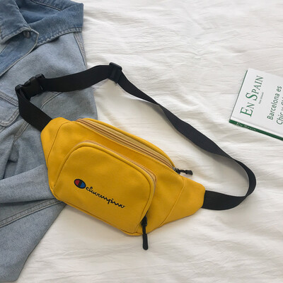 2019 new simple wild waist bag female casual personality letter shoulder slung bag fashion sports canvas bag
2019 new simple wild waist bag female casual personality letter shoulder slung bag fashion sports canvas bag