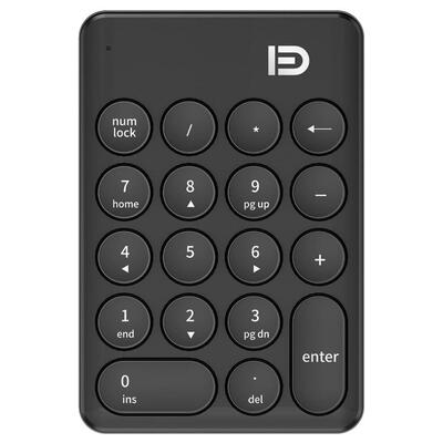FD ik6610 Wireless Digital Keyboard 1600 DPI Mini Numeric Keypad Number Pad