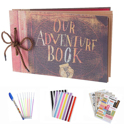 Our Adventure Book Photo Album DIY Scrapbook Album Retro Album Wedding Photo Album Anniversary Scrapbook
Our Adventure Book Photo Album DIY Scrapbook Album Retro Album Wedding Photo Album Anniversary Scrapbook