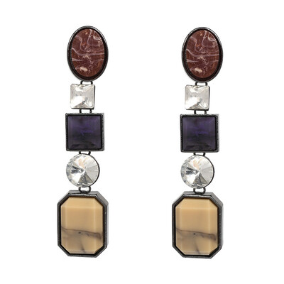 Hot Sale Geometric Stone Earrings For Women Trendy Vintage Geometric Statement Drop Earrings wholesale
Hot Sale Geometric Stone Earrings For Women Trendy Vintage Geometric Statement Drop Earrings wholesale