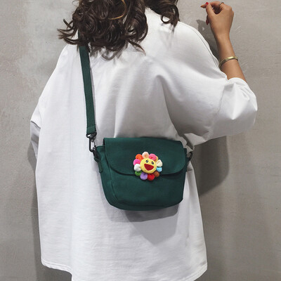 Ins new canvas casual inclined small bag Korean version single-shoulder small square bag
Ins new canvas casual inclined small bag Korean version single-shoulder small square bag