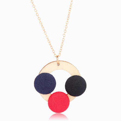 New Trendy Round Pendant Necklace For Women Personality Wood Cloth Alloy Chain Necklace New Female Trendy Jewelry Gold Color 
New Trendy Round Pendant Necklace For Women Personality Wood Cloth Alloy Chain Necklace New Female Trendy Jewelry Gold Color