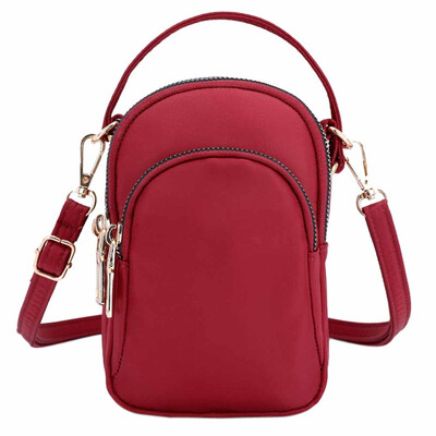 Tailored Womens Shoulder Messenger Bag Lightweight Nylon Bag Mobile Phone Headset Bag
Tailored Womens Shoulder Messenger Bag Lightweight Nylon Bag Mobile Phone Headset Bag