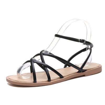 2019 the new spring&summer evening student fairy wind with long skirt wearing Roman sandals flat bottom
2019 the new spring&summer evening student fairy wind with long skirt wearing Roman sandals flat bottom