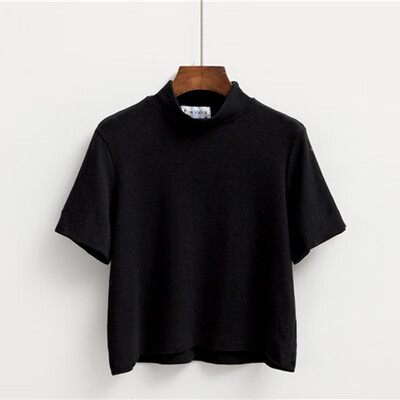 Women Sweet Round Collar Summer Solid Color Loose Short Sleeve Casual Simple Wild Split T-Shirt
Women Sweet Round Collar Summer Solid Color Loose Short Sleeve Casual Simple Wild Split T-Shirt