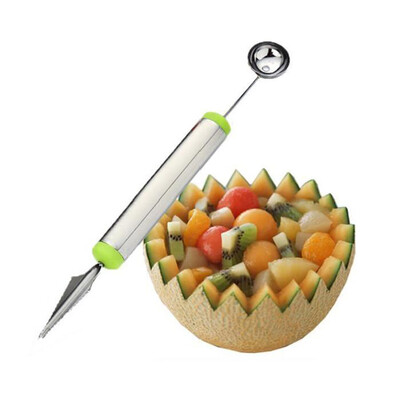 Stainless Steel Fruit Ripple Carving Cutter Double Headed Fruit Digger Watermelon Dig Ball Scoop Ice Cream Spoon
Stainless Steel Fruit Ripple Carving Cutter Double Headed Fruit Digger Watermelon Dig Ball Scoop Ice Cream Spoon