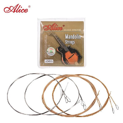 Alice AM05 Mandolin Strings SetE-A-D-G Plated Steel Coated Copper Alloy Winding 011-040
Alice AM05 Mandolin Strings SetE-A-D-G Plated Steel Coated Copper Alloy Winding 011-040