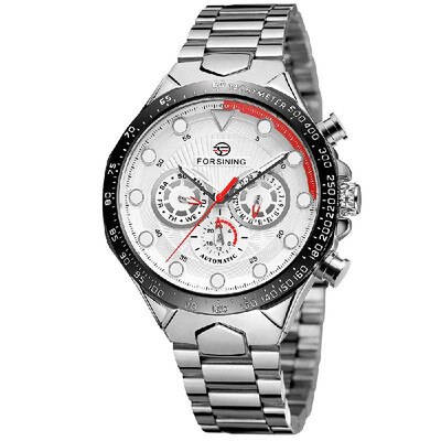 FORSINING 432 Mechanical Men Watch 10 Meter Waterproof Luxury Business Luminous Wristwatch Date Week 24 Hours Male Watch with Thre
FORSINING 432 Mechanical Men Watch 10 Meter Waterproof Luxury Business Luminous Wristwatch Date Week 24 Hours Male Watch with Thre