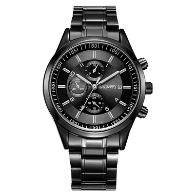 Gobestart Men Three Eyes Dial Watch Stainless Steel Belt Luminous Waterproof Quartz Watch
Gobestart Men Three Eyes Dial Watch Stainless Steel Belt Luminous Waterproof Quartz Watch