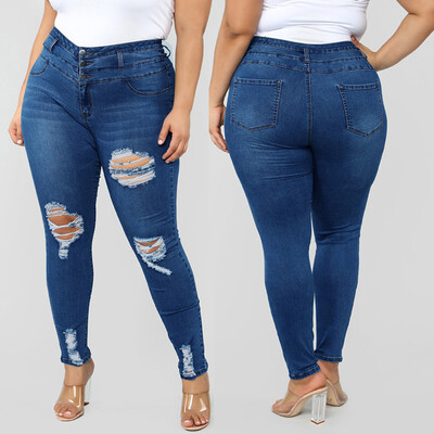〖Follure〗Fashion Womens Plus Size Pocket Hole Denim Button Zipper High Waist Pants Jeans
〖Follure〗Fashion Womens Plus Size Pocket Hole Denim Button Zipper High Waist Pants Jeans